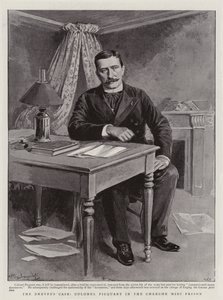 Dreyfus Case，位于Cherche Midi监狱的Picquart上校 作者 Gribayedoff